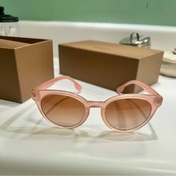 Burberry Phantos 52mm Sunglasses Pink Brown Gradient - Picture 11 of 16